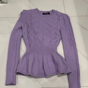 DO+BE Lavender Knit Sweater